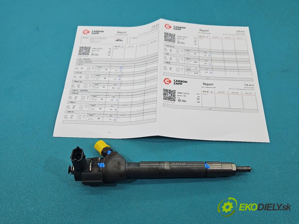 Hyundai Ix35 2.0 crdi 136 HP manual 100 kW 1995 cm3 5- vstrek 0445110374 (Vstrekovač paliva)