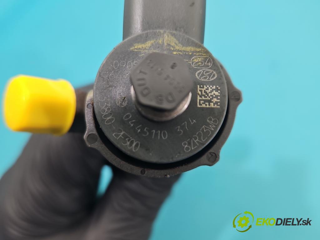 Hyundai Ix35 2.0 crdi 136hp manual 100 kW 1995 cm3 5- vstřikovač 0445110374 (Vstřikovač paliva)