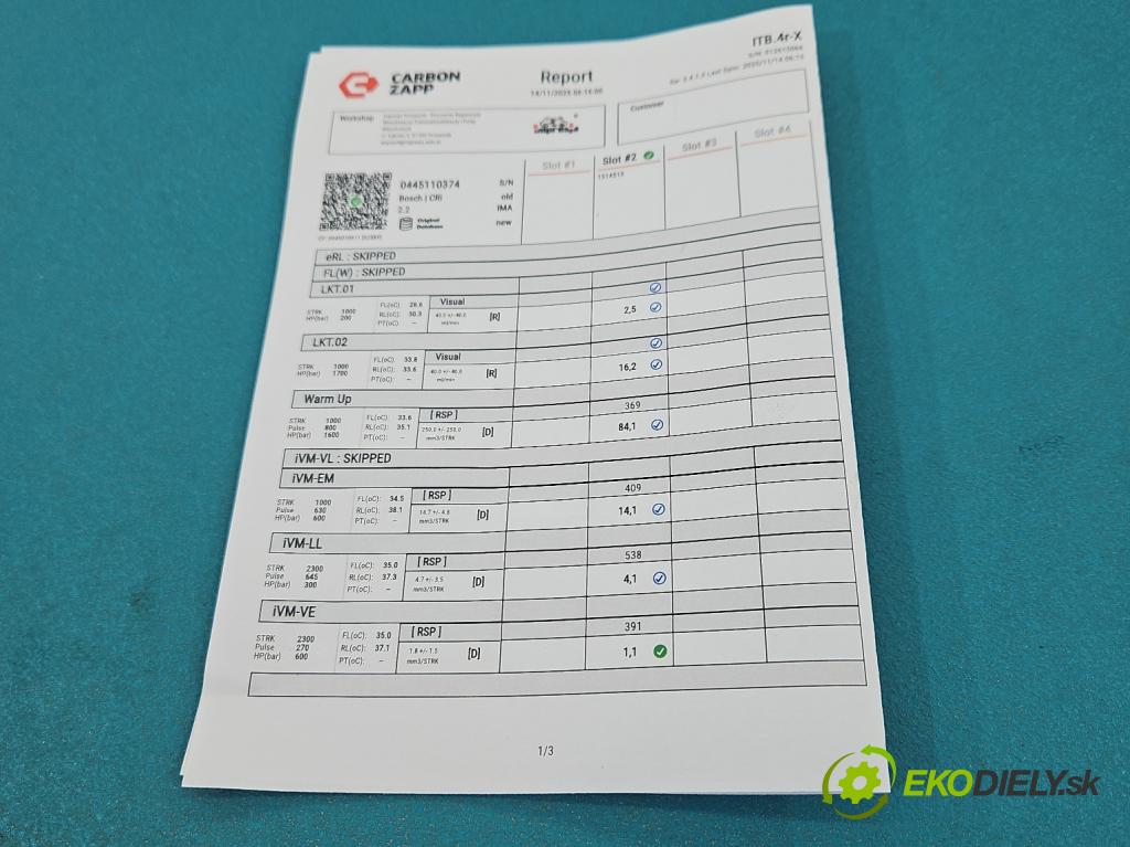 Hyundai Ix35 2.0 crdi 136 HP manual 100 kW 1995 cm3 5- vstrek 0445110374 (Vstrekovač paliva)