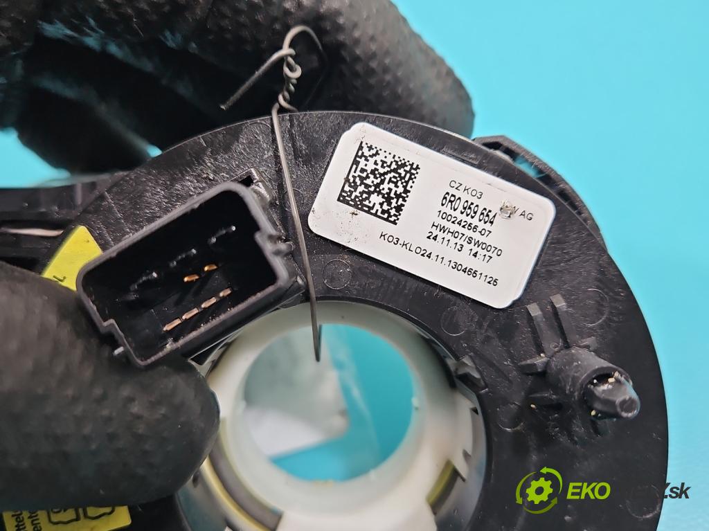 Vw Polo V 6R 2009-2017 1.4 16V 86 HP manual 63 kW 1390 cm3 5- Páska: airbag 6R0959654 (Airbag)