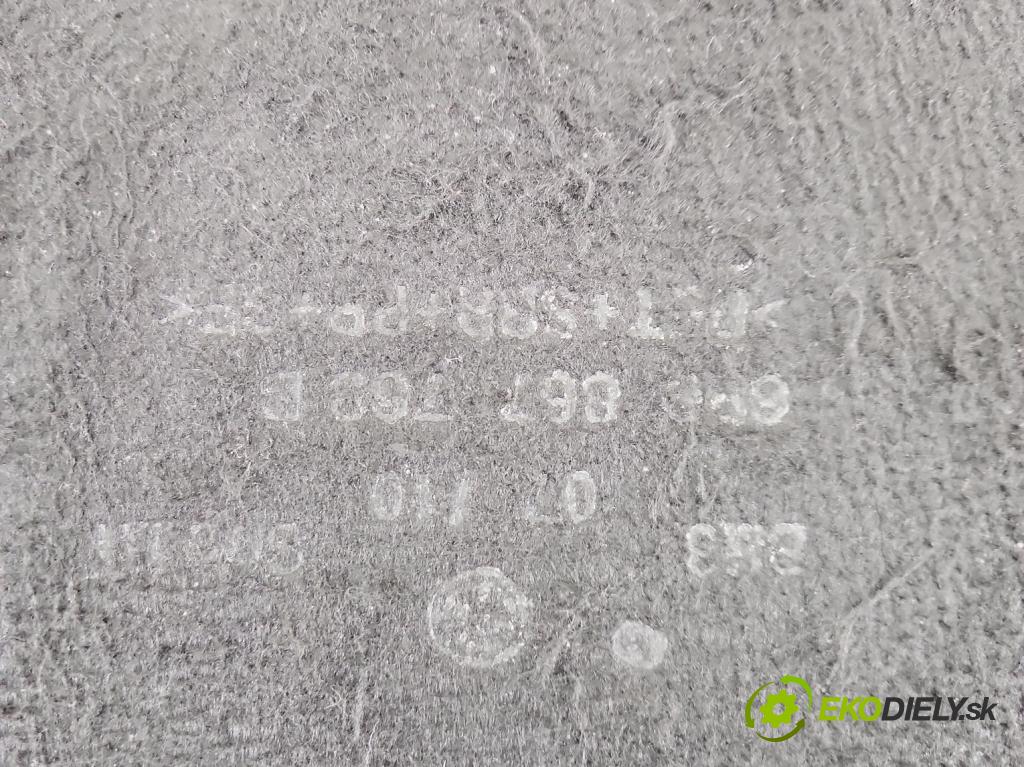 Vw Polo V 6R 2009-2017 1.2b 60 HP manual 44 kW 1198 cm3 5- zadná 6R6867769B (Pláto kufra)