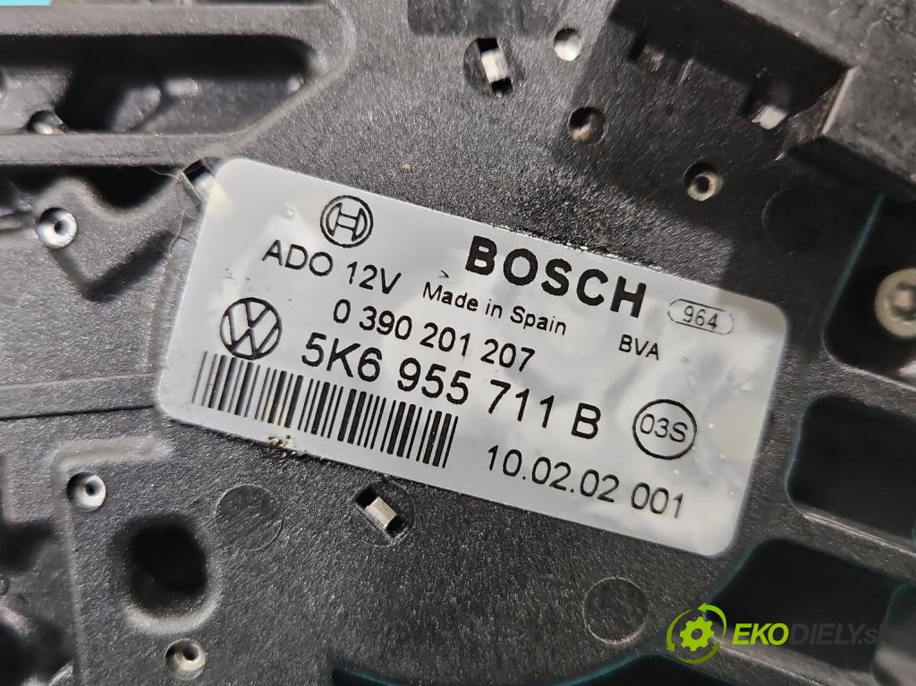 Vw Polo V 6R 2009-2017 1.2b 60 HP manual 44 kW 1198 cm3 5- motor stieračov zadné 00390201207