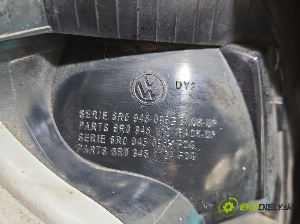 Vw Polo V 6R 2009-2017 1.2b 60 HP manual 44 kW 1198 cm3 5- svetlo / reflektor zadné pravé 6R0945096G (Kľučka dverí ostatné)