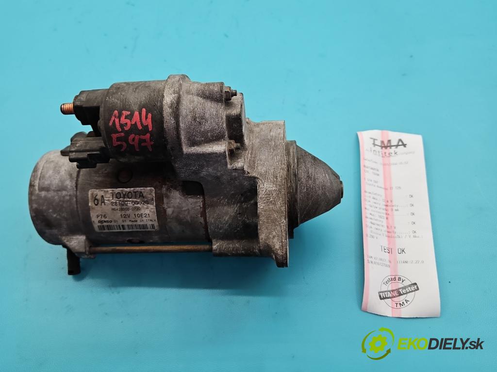 Toyota Avensis II T25 2003-2008 2.0 D4D 110 hp manual 81 kW 1995 cm3 5- startér: 28100-0G020 (Startér)