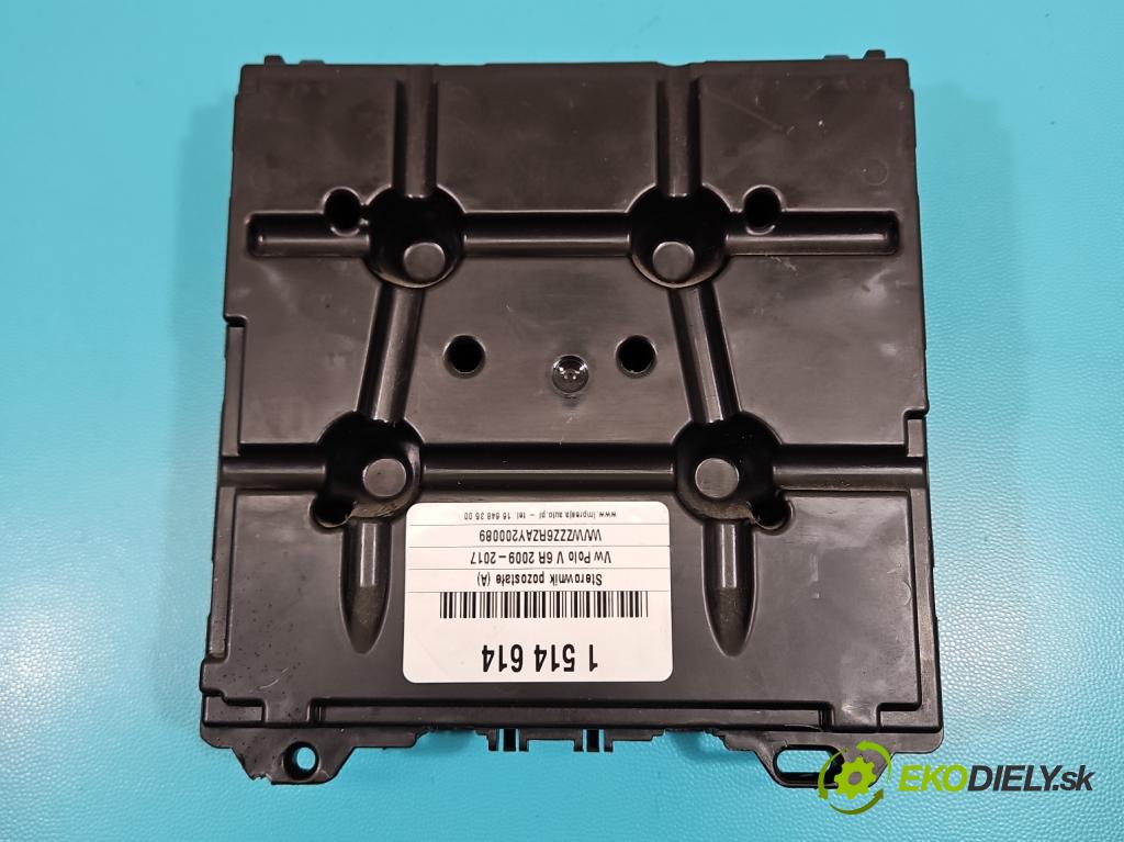 Vw Polo V 6R 2009-2017 1.2b 60 hp manual 44 kW 1198 cm3 5- řídící jednotka komfortu 6R0937085B