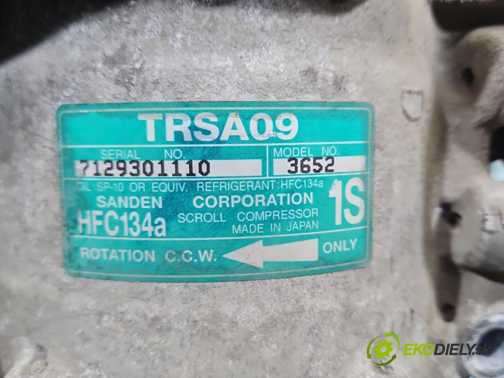 Honda Logo 1997-2001 1.3 16V 65 HP automatic 48 kW 1343 cm3 3- Kompresor: klimatizácie TRSA09 (Kompresor klimatizácie)