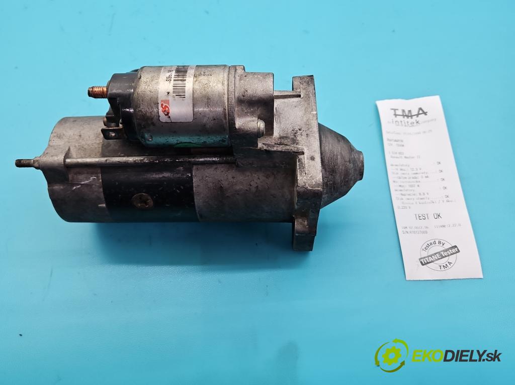 Renault Master II 1998-2010 2.5d 80 hp manual 59 kW 2499 cm3 5- startér:  (Startér)