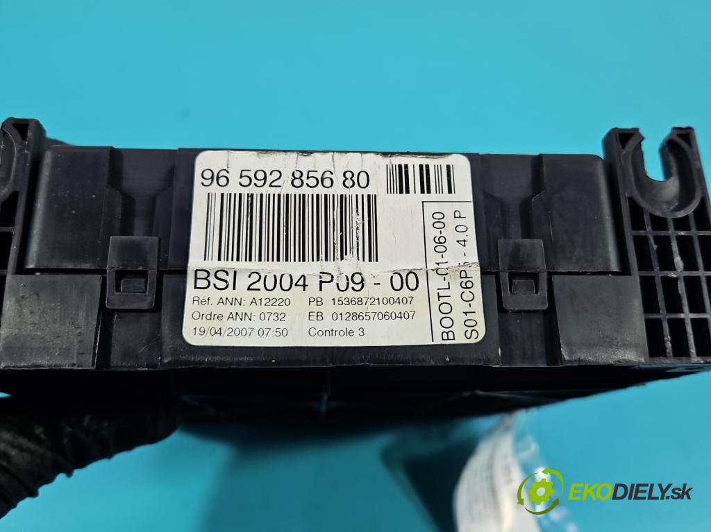 Citroen C4 I 2004-2011 1.6 hdi 90 HP manual 66,2 kW 1560 cm3 5- riadiaca jednotka ostatné 9659285680