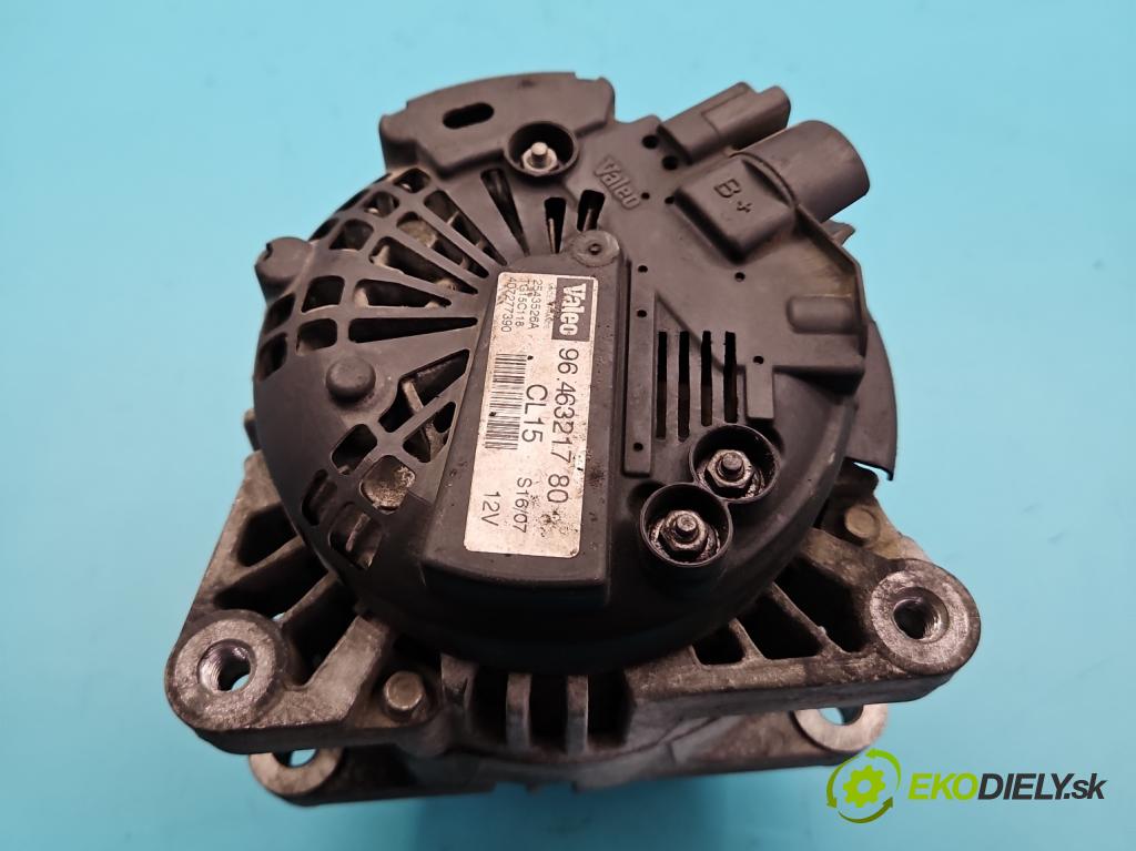 Citroen C4 I 2004-2011 1.6 hdi 90 HP manual 66,2 kW 1560 cm3 5- Alternator 9646321780 (Alternátor)