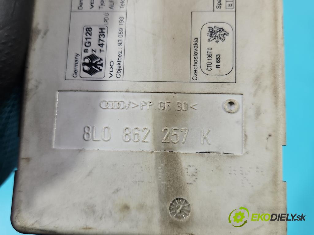 Audi A3 8L 1996-2003 1.9 tdi 90 HP manual 66 kW 1896 cm3 3- Centrální: zámek: 8L0862257K