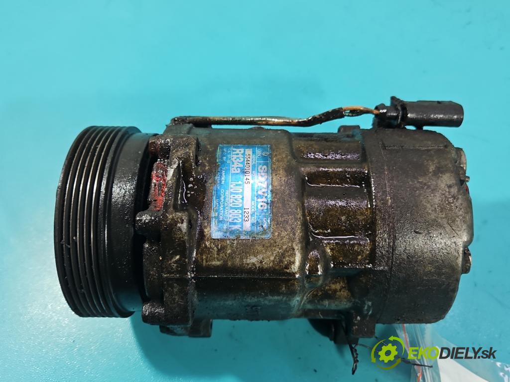 Audi A3 8L 1996-2003 1.9 tdi 90 HP manual 66 kW 1896 cm3 3- Kompresor: klimatizácie 1J0820803K (Kompresor klimatizácie)