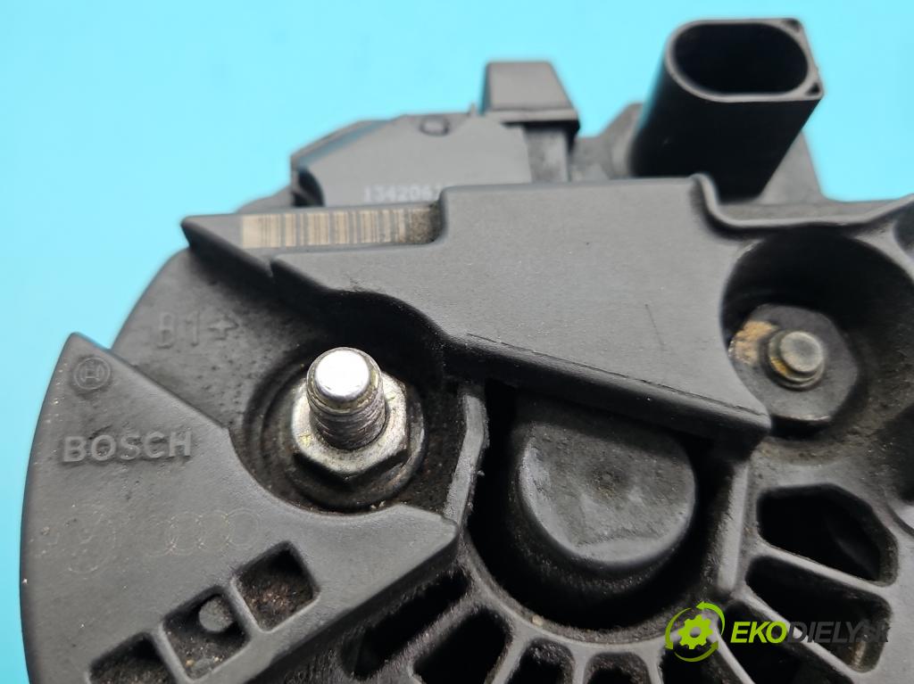 Audi A3 8L 1996-2003 1.9 tdi 90 HP manual 66 kW 1896 cm3 3- Alternator  (Alternátor)