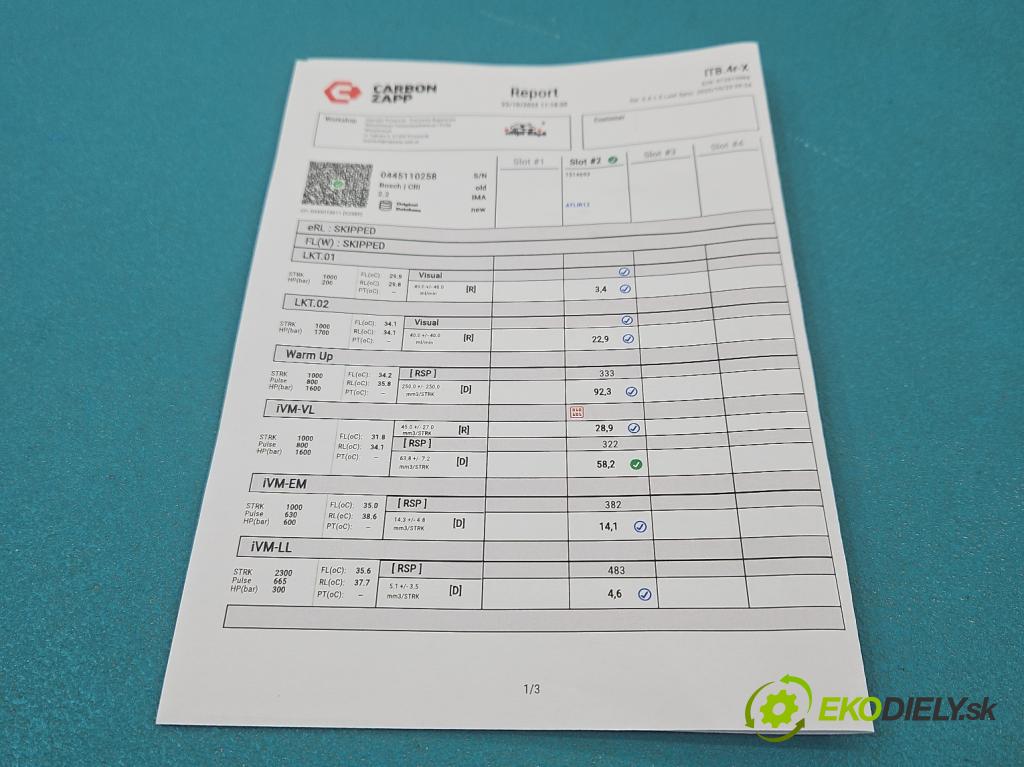 Kia Sportage II 2004-2010 2.0 crdi 136 HP manual 100 kW 1991 cm3 5- vstrek 0445110258 (Vstrekovač paliva)