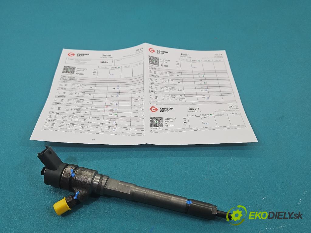 Kia Sportage II 2004-2010 2.0 crdi 136 HP manual 100 kW 1991 cm3 5- vstrek 0445110258 (Vstrekovač paliva)