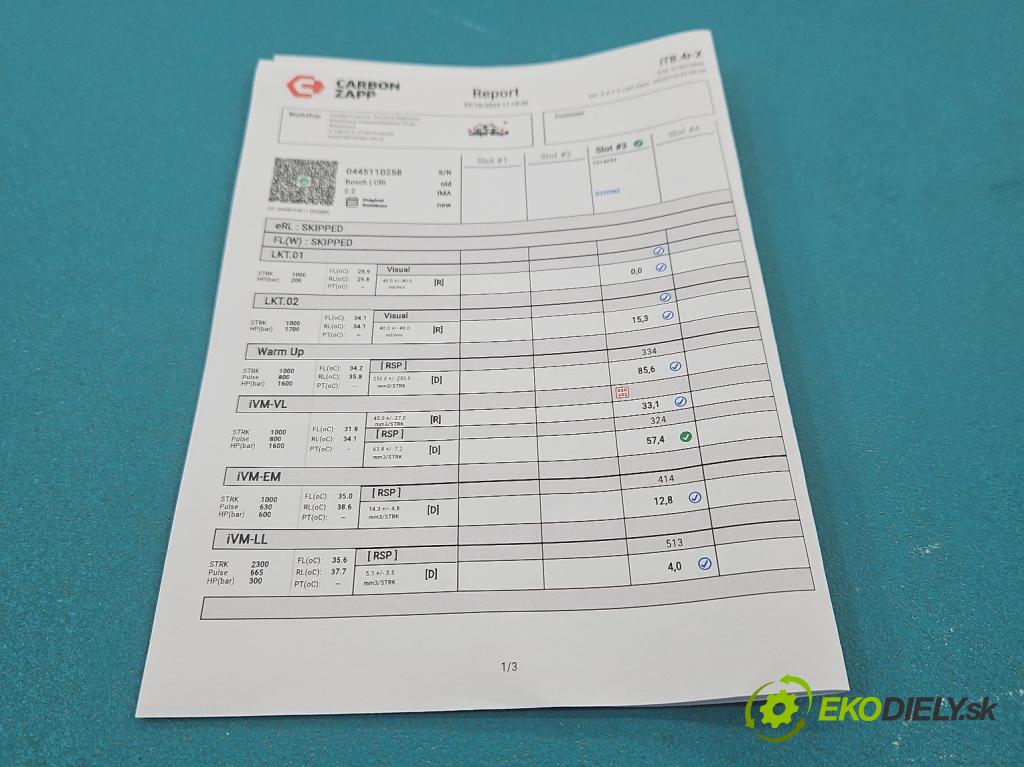 Kia Sportage II 2004-2010 2.0 crdi 136 HP manual 100 kW 1991 cm3 5- vstrek 0445110258 (Vstrekovač paliva)