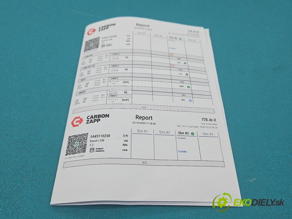 Kia Sportage II 2004-2010 2.0 crdi 136 HP manual 100 kW 1991 cm3 5- vstrek 0445110258 (Vstrekovač paliva)