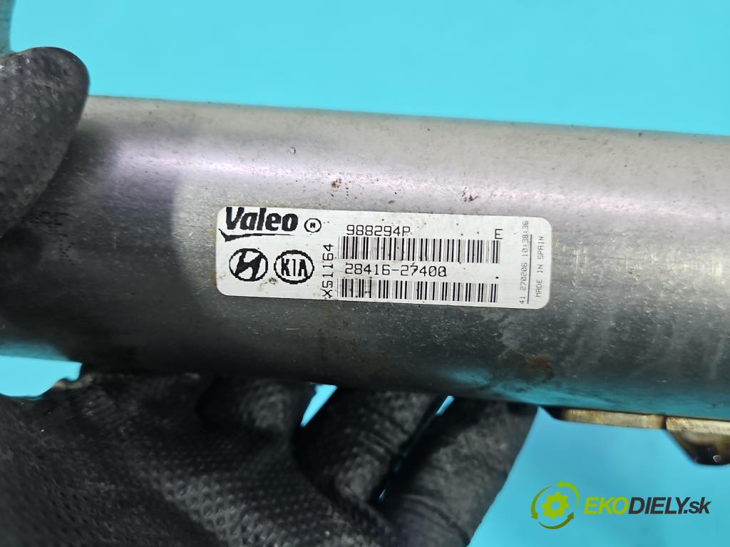 Kia Sportage II 2004-2010 2.0 crdi 136 HP manual 100 kW 1991 cm3 5- chladič výfukové 28416-27400