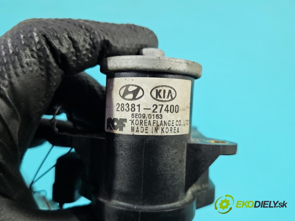 Kia Sportage II 2004-2010 2.0 crdi 136 HP manual 100 kW 1991 cm3 5- Ovladač: klapky: kolektor 28381-27400 (Motorček ostatné)