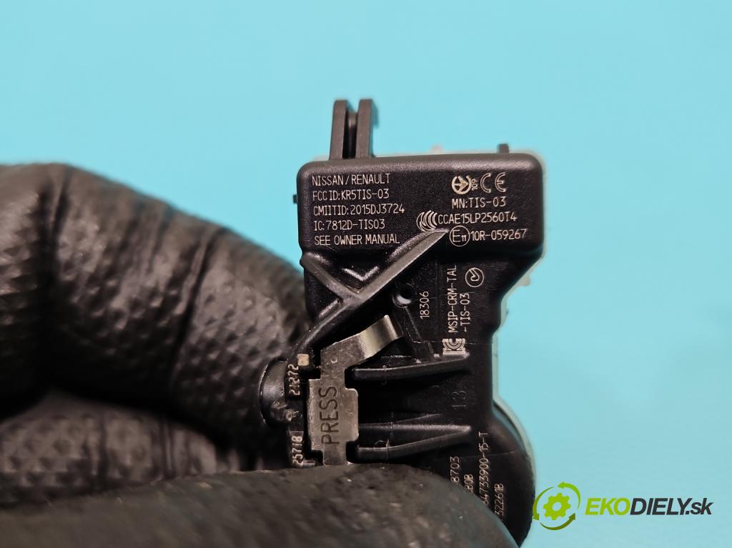 Renault Megane IV 2016-2024 1.3 Tce 140 HP manual 103 kW 1332 cm3 4- snímač tlak: pneumatika A2C99668703 (Snímač tlaku v pneumatike)