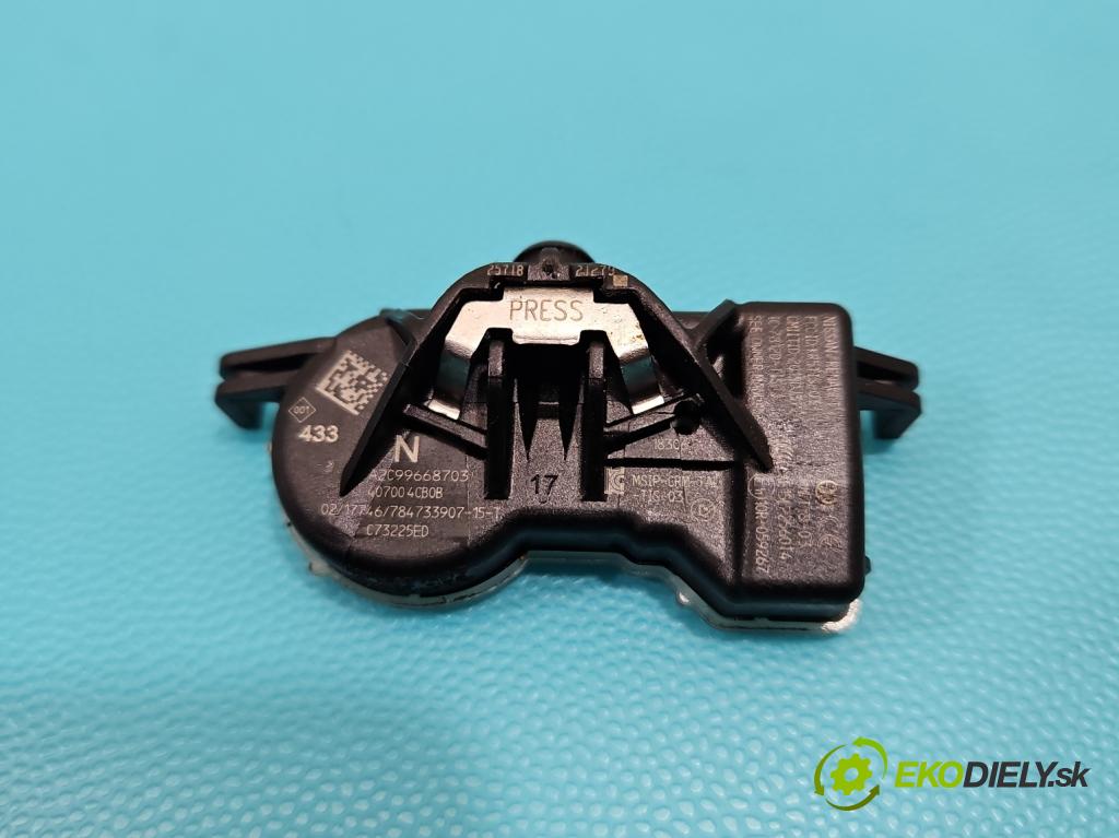 Renault Megane IV 2016-2024 1.3 Tce 140 HP manual 103 kW 1332 cm3 4- snímač tlak: pneumatika A2C99668703 (Snímač tlaku v pneumatike)