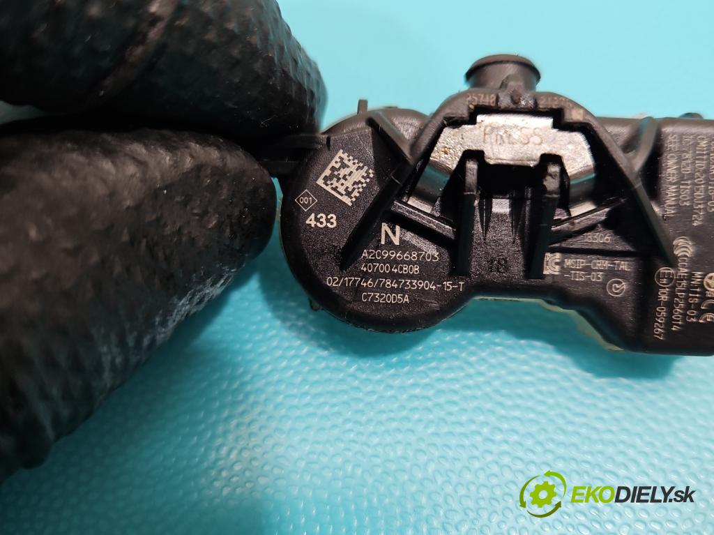 Renault Megane IV 2016-2024 1.3 Tce 140 HP manual 103 kW 1332 cm3 4- snímač tlak: pneumatika A2C99668703 (Snímač tlaku v pneumatike)