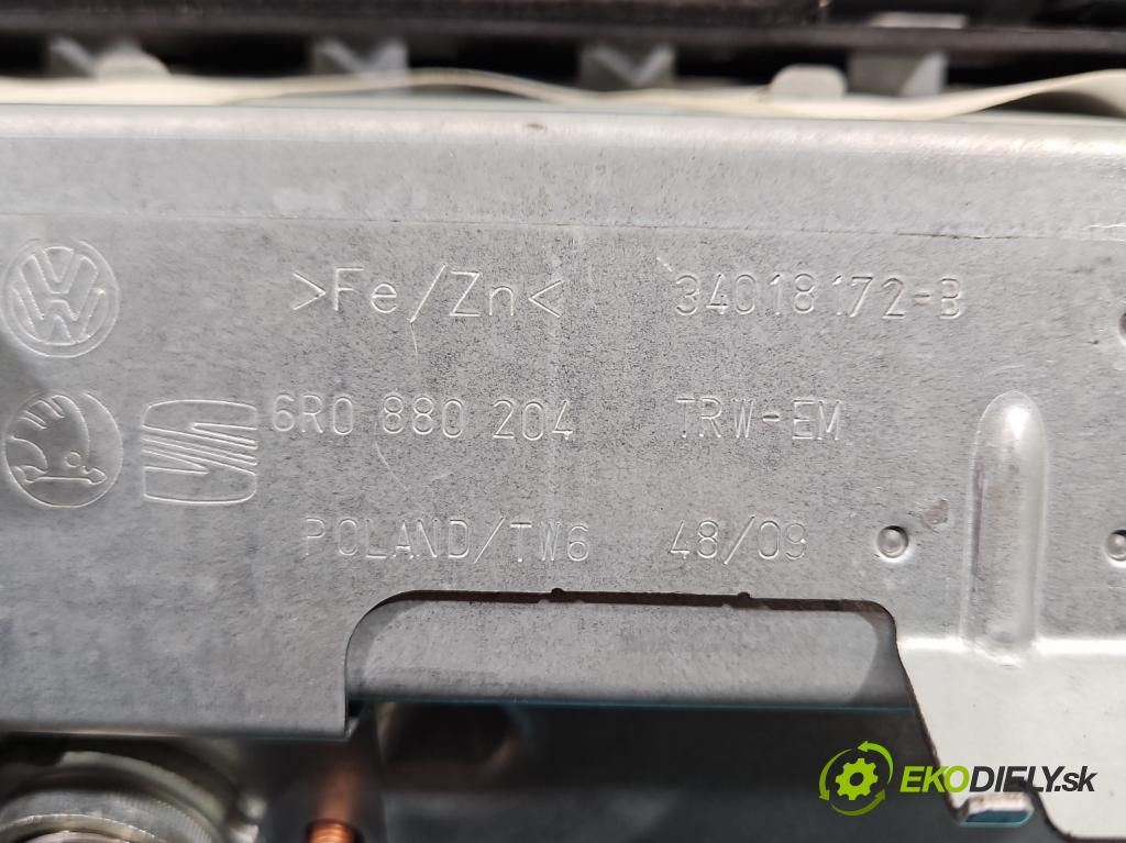 Vw Polo V 6R 2009-2017 1.2b 60 hp manual 44 kW 1198 cm3 5- Polštář: vzduch: spolujezdce 6R0880204 (Airbag)