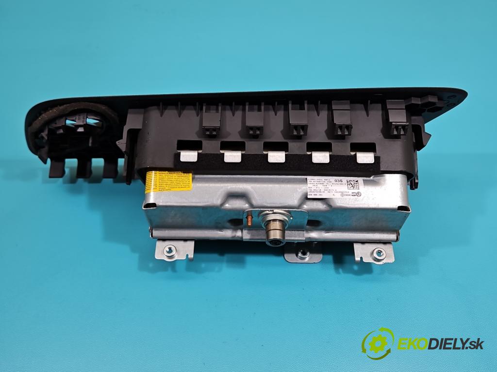 Vw Polo V 6R 2009-2017 1.2b 60 hp manual 44 kW 1198 cm3 5- Polštář: vzduch: spolujezdce 6R0880204 (Airbag)