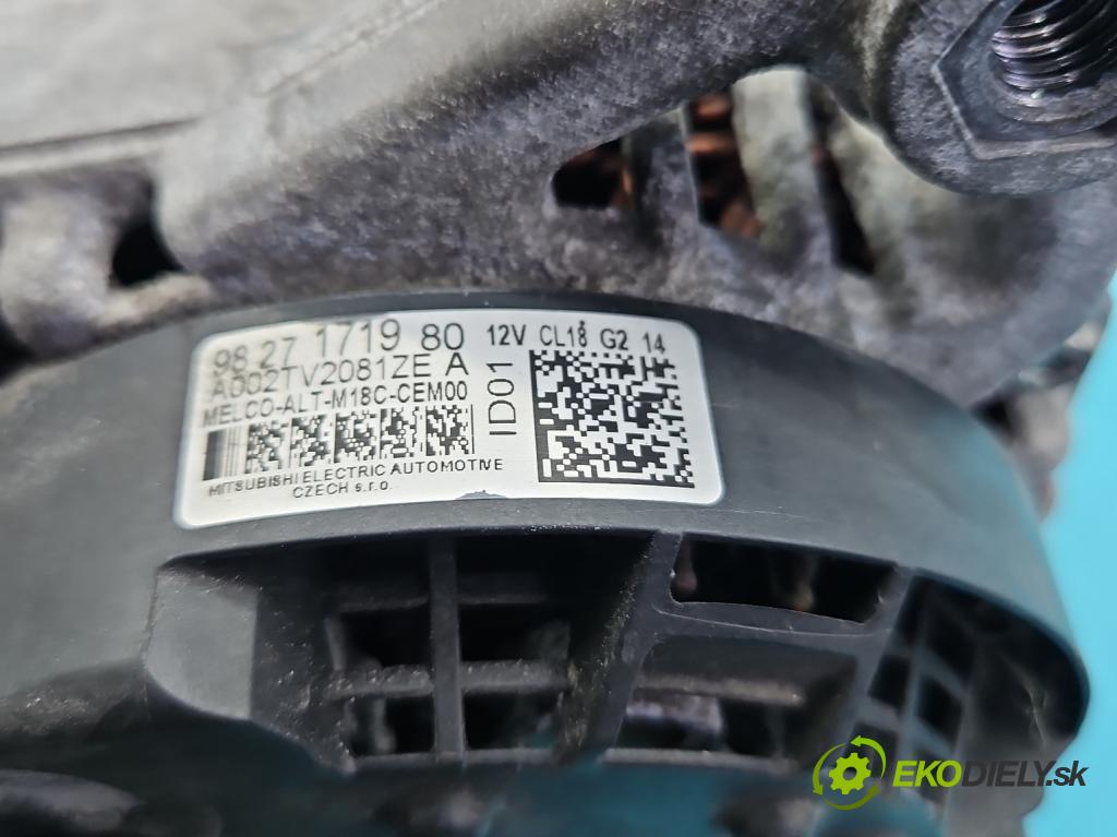 Opel Astra VI 2022- 1.5 cdti 131 HP manual 96 kW 1499 cm3 5- Alternator 9827171980 (Alternátor)