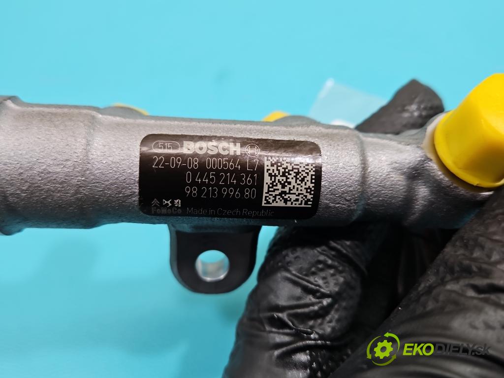 Opel Astra VI 2022- 1.5 cdti 131 HP manual 96 kW 1499 cm3 5- lišta vstrekovacia 0445214361 (Vstrekovacia lišta)