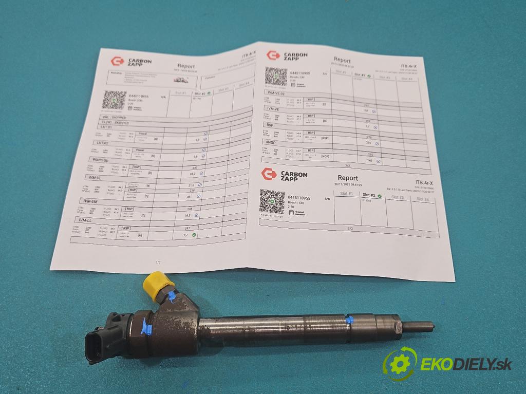 Opel Astra VI 2022- 1.5 cdti 131 HP manual 96 kW 1499 cm3 5- vstrek 0445110955 (Vstrekovač paliva)