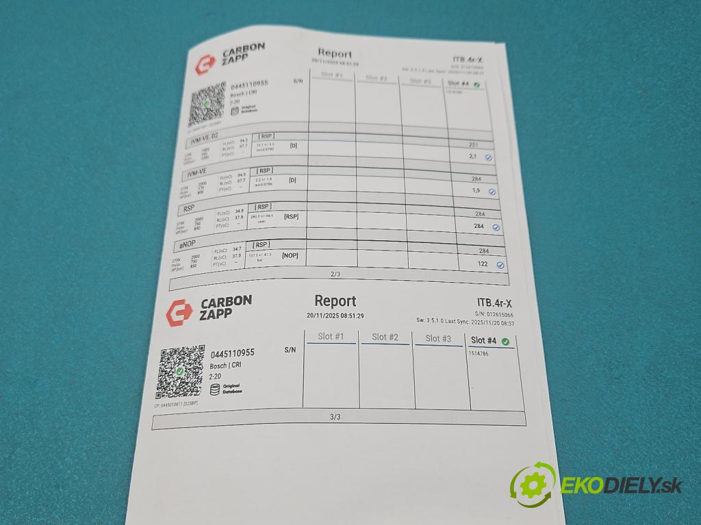 Opel Astra VI 2022- 1.5 cdti 131 HP manual 96 kW 1499 cm3 5- vstrek 0445110955 (Vstrekovač paliva)