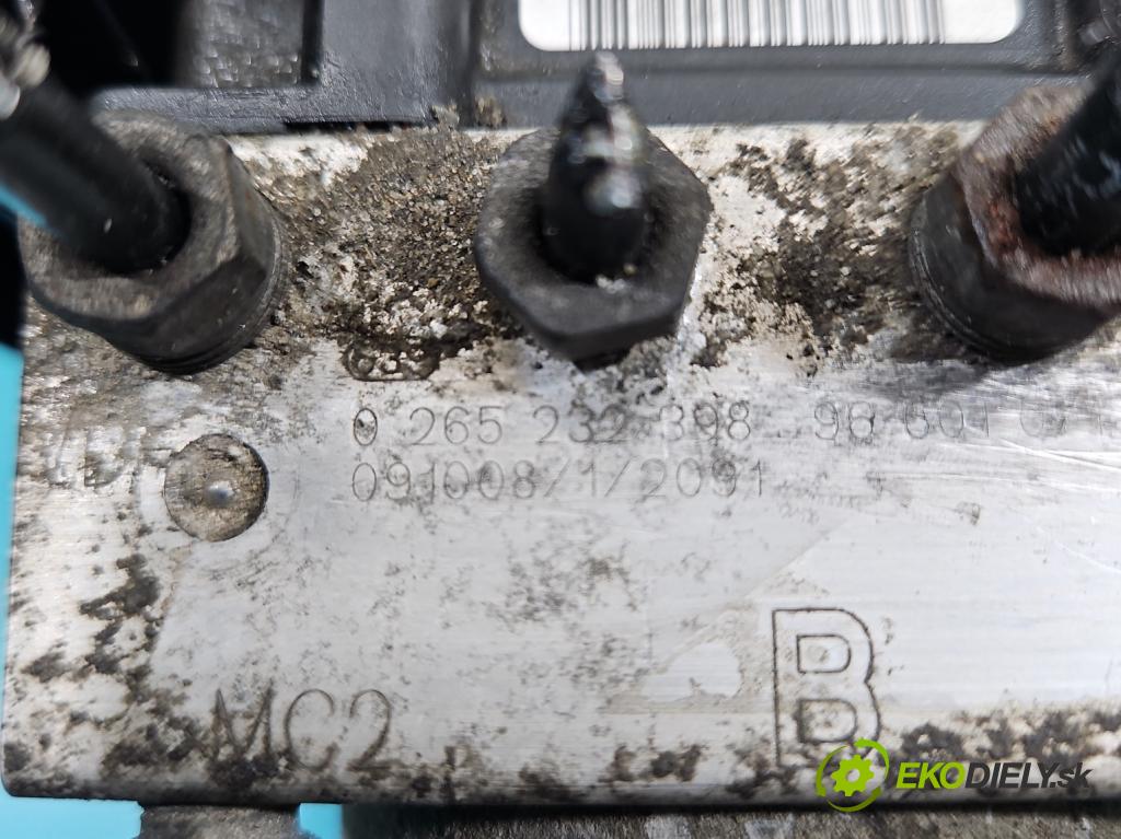 Citroen Berlingo II 2008-2018 1.6 hdi 90 HP manual 66.2 kW 1560 cm3 5- čerpadlo abs 0265232398 (Pumpa ABS)