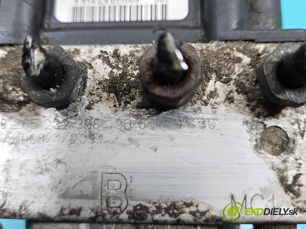 Citroen Berlingo II 2008-2018 1.6 hdi 90 HP manual 66.2 kW 1560 cm3 5- čerpadlo abs 0265232398 (Pumpa ABS)