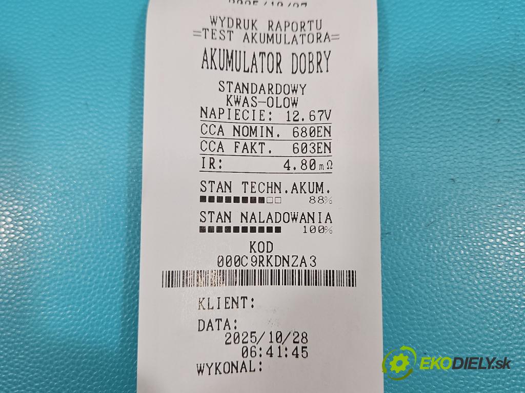 Opel Astra VI 2022- 1.5 cdti 131 HP manual 96 kW 1499 cm3 5- Akumulator automobilovy