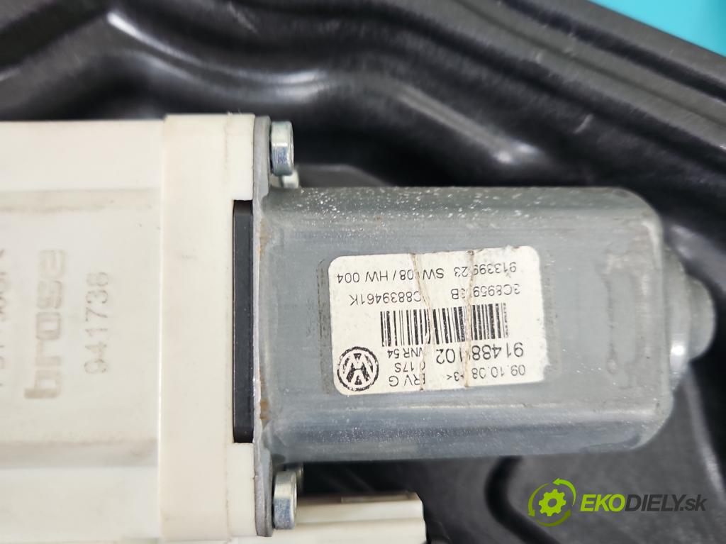 Vw Passat CC 2008-2016 2.0 TDI 140 HP manual 103 kW 1999 cm3 4- mechanizmus okna zadné ľavý 1K0959795Q
