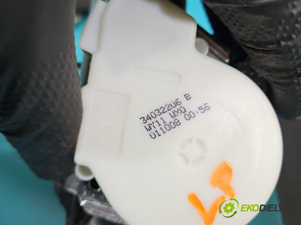 Vw Passat CC 2008-2016 2.0 TDI 140 HP manual 103 kW 1999 cm3 4- pas bezpečnosť: predné ľavý 3C1857705N