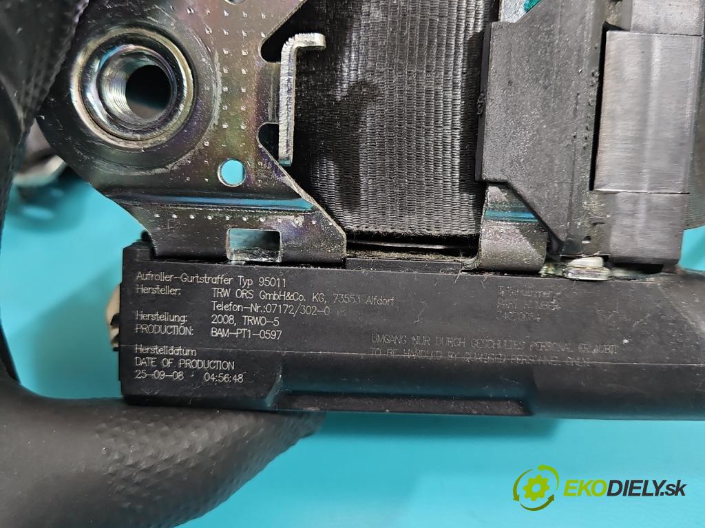 Vw Passat CC 2008-2016 2.0 TDI 140 HP manual 103 kW 1999 cm3 4- pas bezpečnosť: predné ľavý 3C1857705N