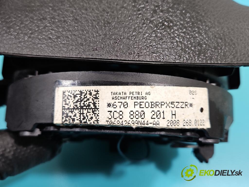 Vw Passat CC 2008-2016 2.0 TDI 140 HP manual 103 kW 1999 cm3 4- airbag vzduch: Řidiči: 3C8880201H (Airbag)