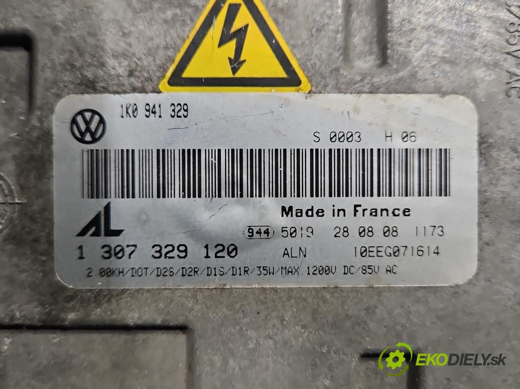 Vw Passat CC 2008-2016 2.0 TDI 140 HP manual 103 kW 1999 cm3 4- střídač: xenon 1307329120 (Riadiaca jednotka xenónu)