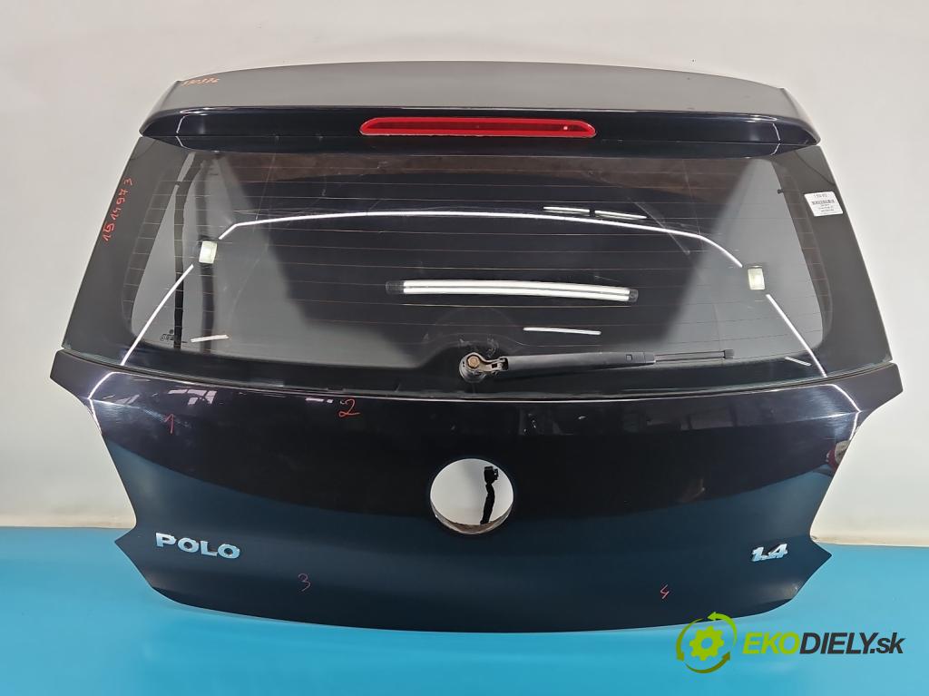 Vw Polo V 6R 2009-2017 1.4 16V 86 hp manual 63 kW 1390 cm3 5- zadní kufrové dveře  (Zadní kapota (kufr))