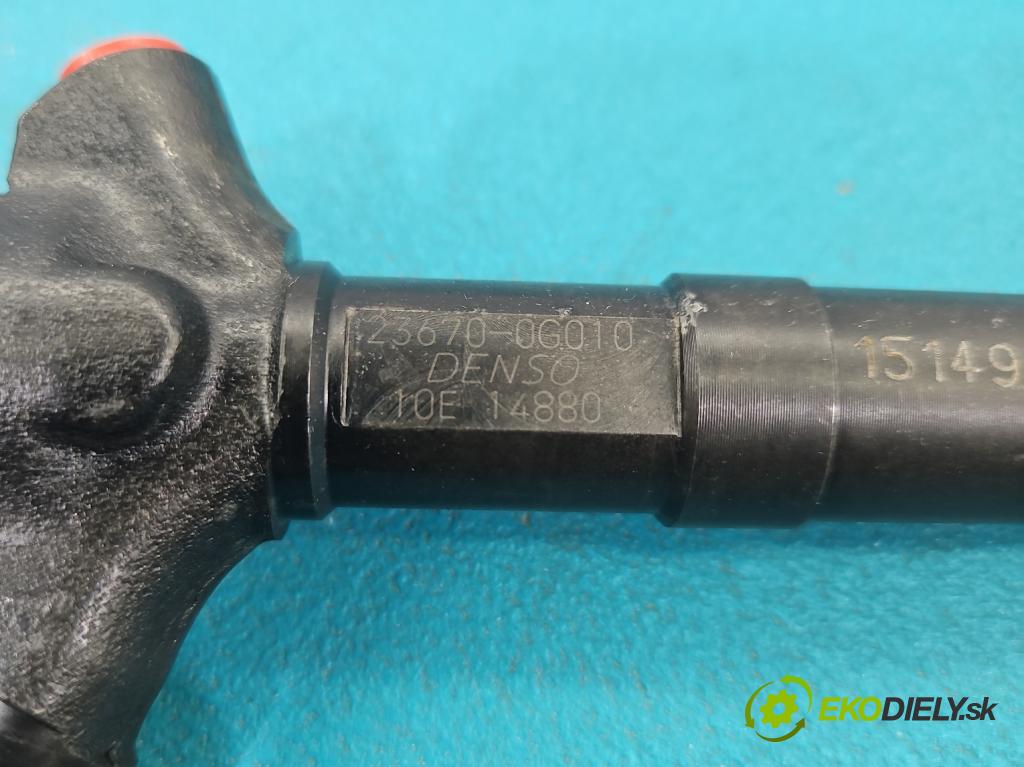 Toyota Avensis II T25 2003-2008 2.0 D4D 110 HP manual 81 kW 1995 cm3 5- vstrek 23670-0G010 (Vstrekovač paliva)