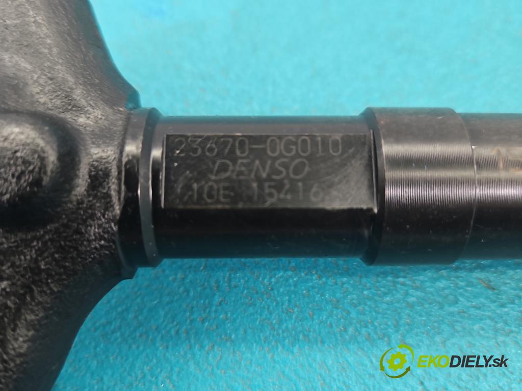 Toyota Avensis II T25 2003-2008 2.0 D4D 110 HP manual 81 kW 1995 cm3 5- vstrek 23670-0G010 (Vstrekovač paliva)