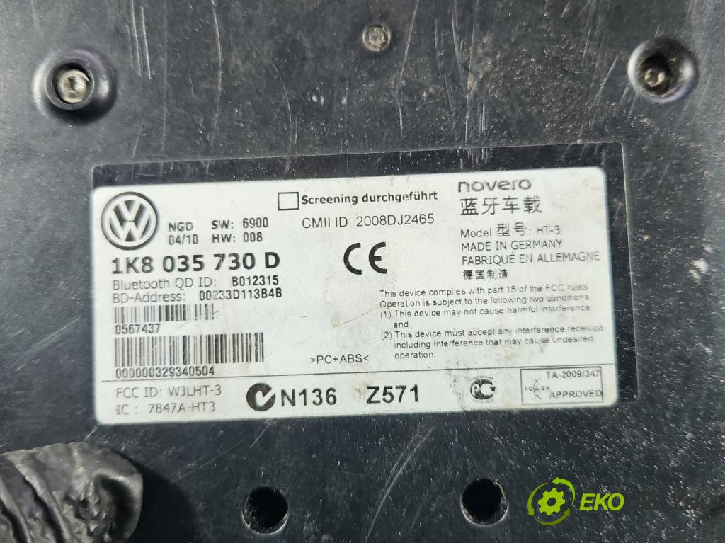 Vw Polo V 6R 2009-2017 1.2b 60 HP manual 44 kW 1198 cm3 5- riadiaca jednotka ostatné 1K8035730D