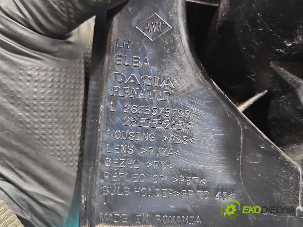 Dacia Sandero III 2020- 1.0 SCe 91KM manual 67 kW 999 cm3 5- světlo zadní levé 265555265R (Klika dveří ostatní)
