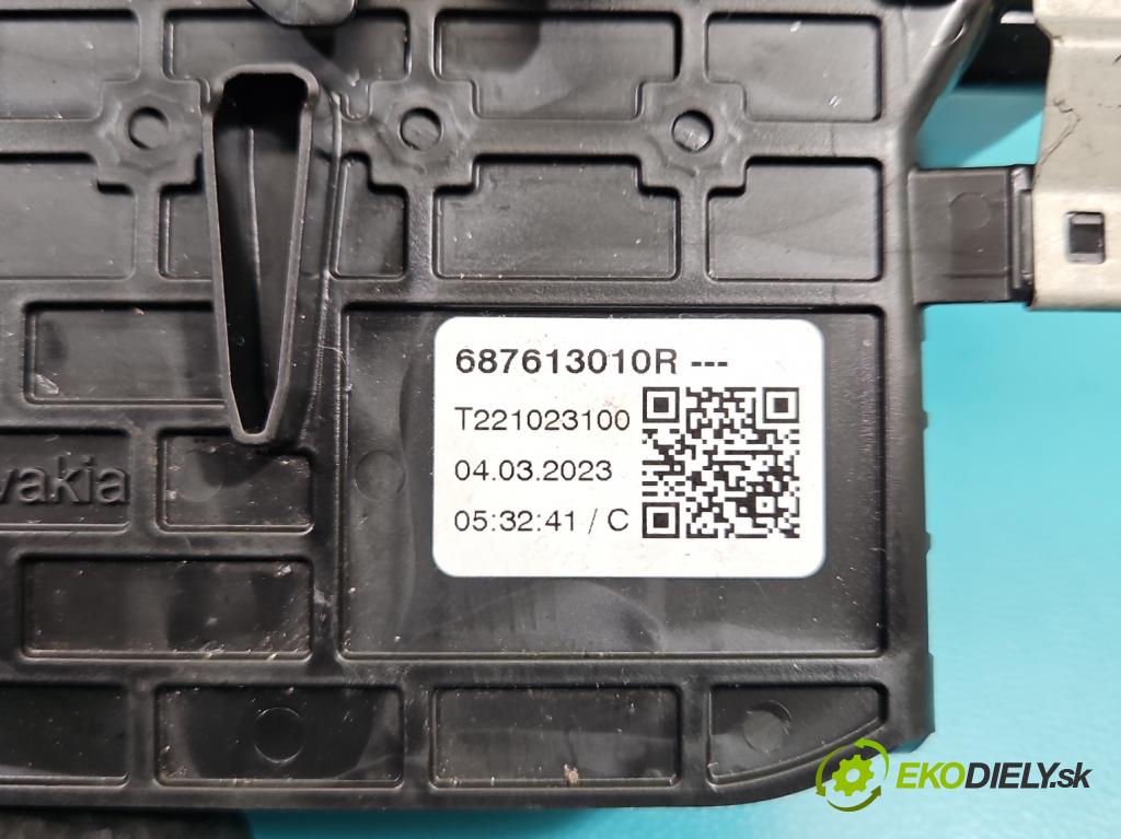 Dacia Sandero III 2020- 1.0 SCe 91KM manual 67 kW 999 cm3 5- Mřížka: topení 687613010R
