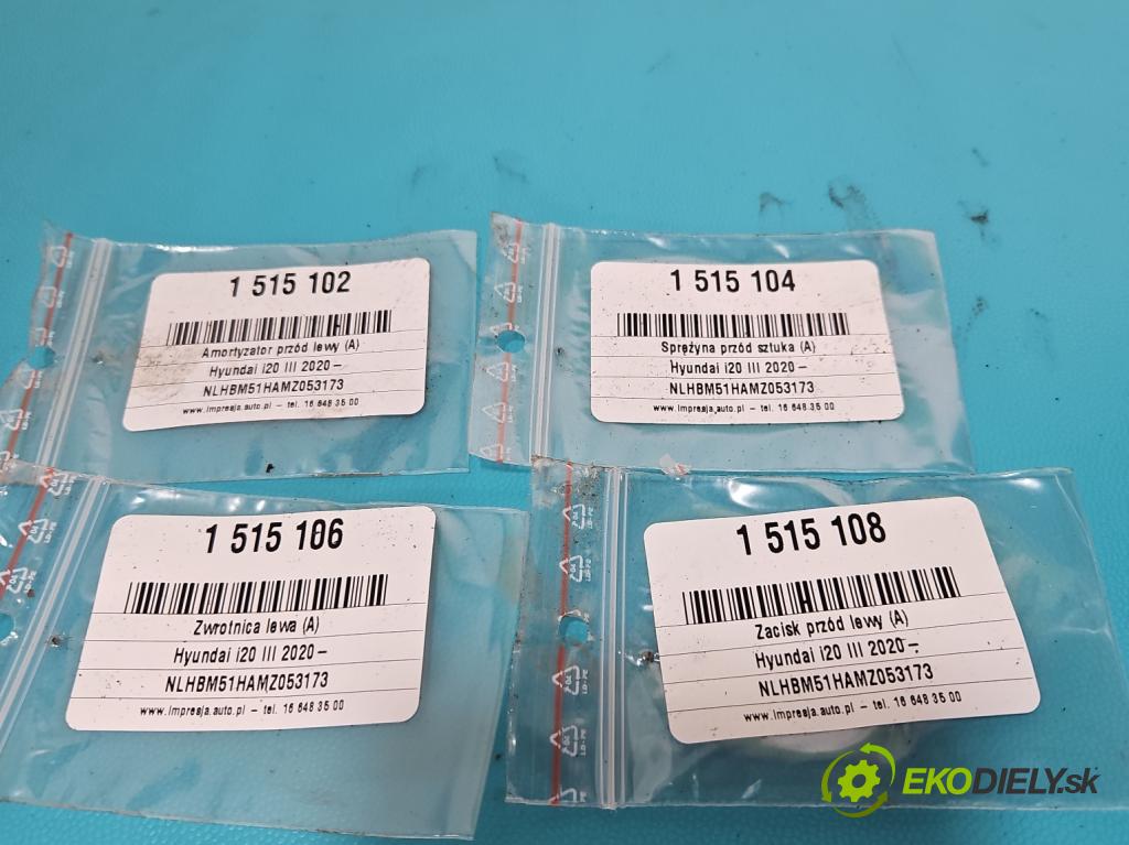 Hyundai i20 III 2020- 1.2 16V 84KM manual 61.8 kW 1197 cm3 5- tlmič predné ľavý 54650-Q0FA0 (Kľučka dverí ostatné)