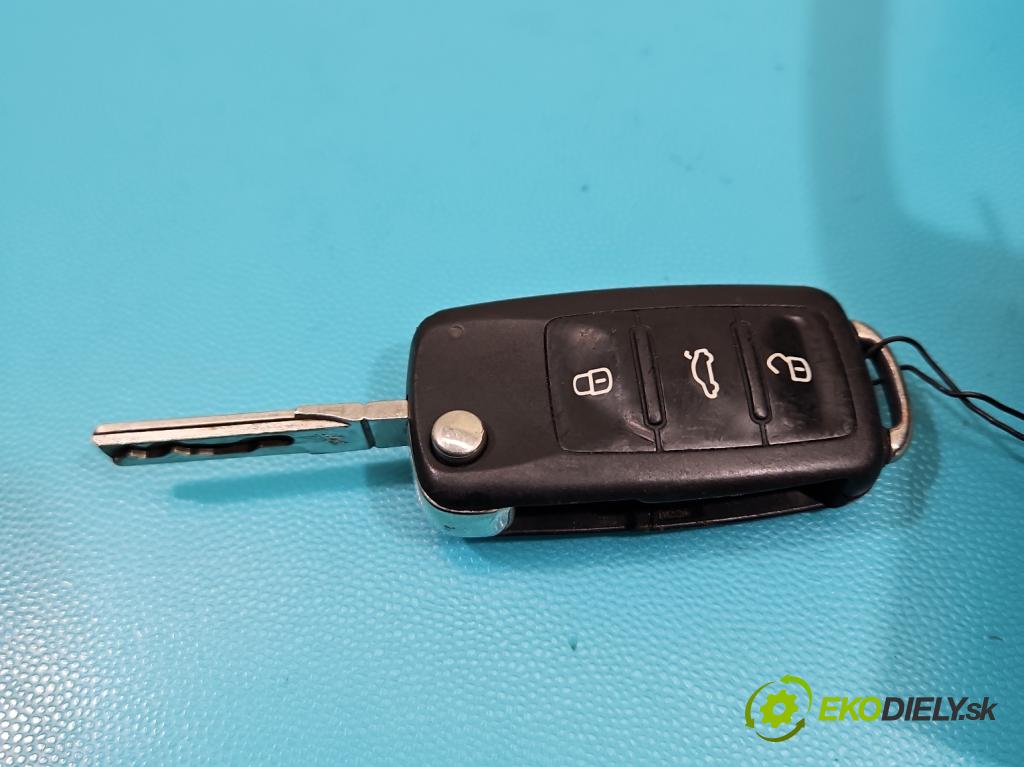 Vw Polo V 6R 2009-2017 1.4 16V 86 hp manual 63 kW 1390 cm3 5- klika přední levé 5N0837885H (Vnější přední levá klika dveří)