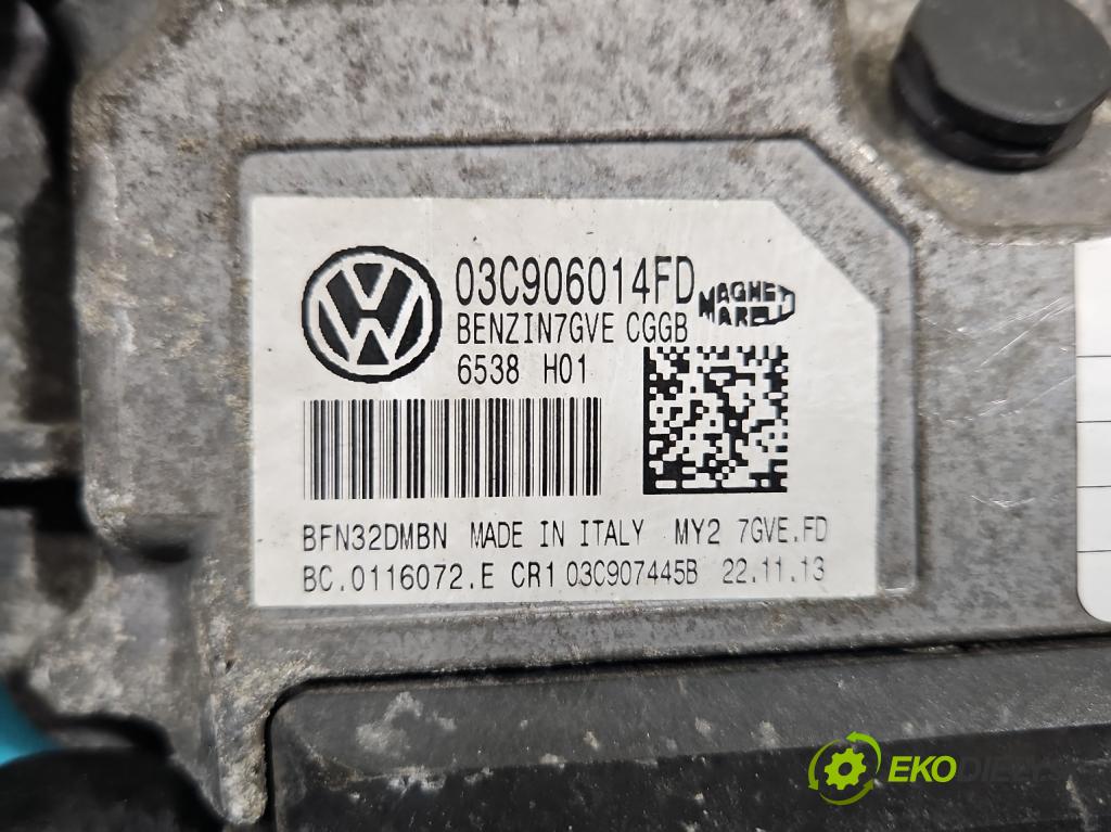 Vw Polo V 6R 2009-2017 1.4 16V 86 HP manual 63 kW 1390 cm3 5- riadiaca jednotka motora 03C906014FD