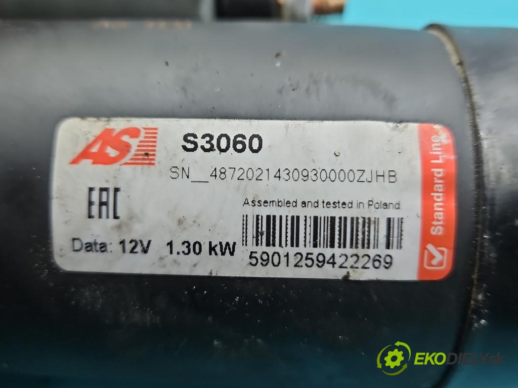 Fiat Stilo 1.6 16v 103 hp manual 76 kW 1596 cm3 5- startér:  (Startér)