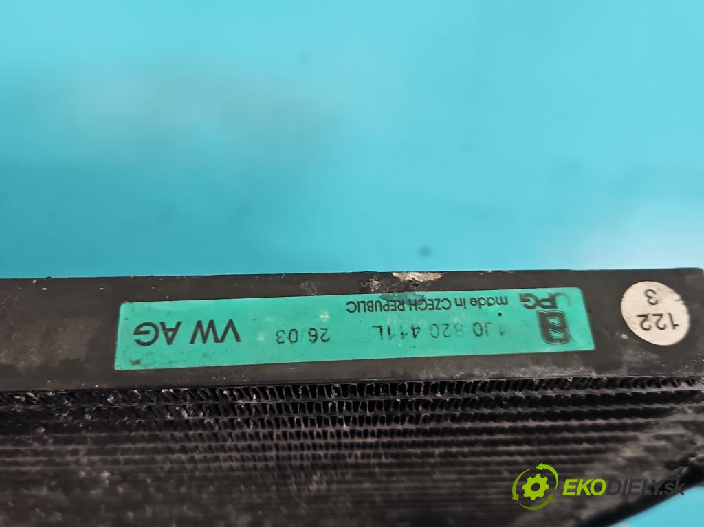 Vw Golf IV 1997-2003 1.9 SDI 68 hp manual 50 kW 1896 cm3 5- Chladič klíma 1J0820441L (Chladič klimatizace)